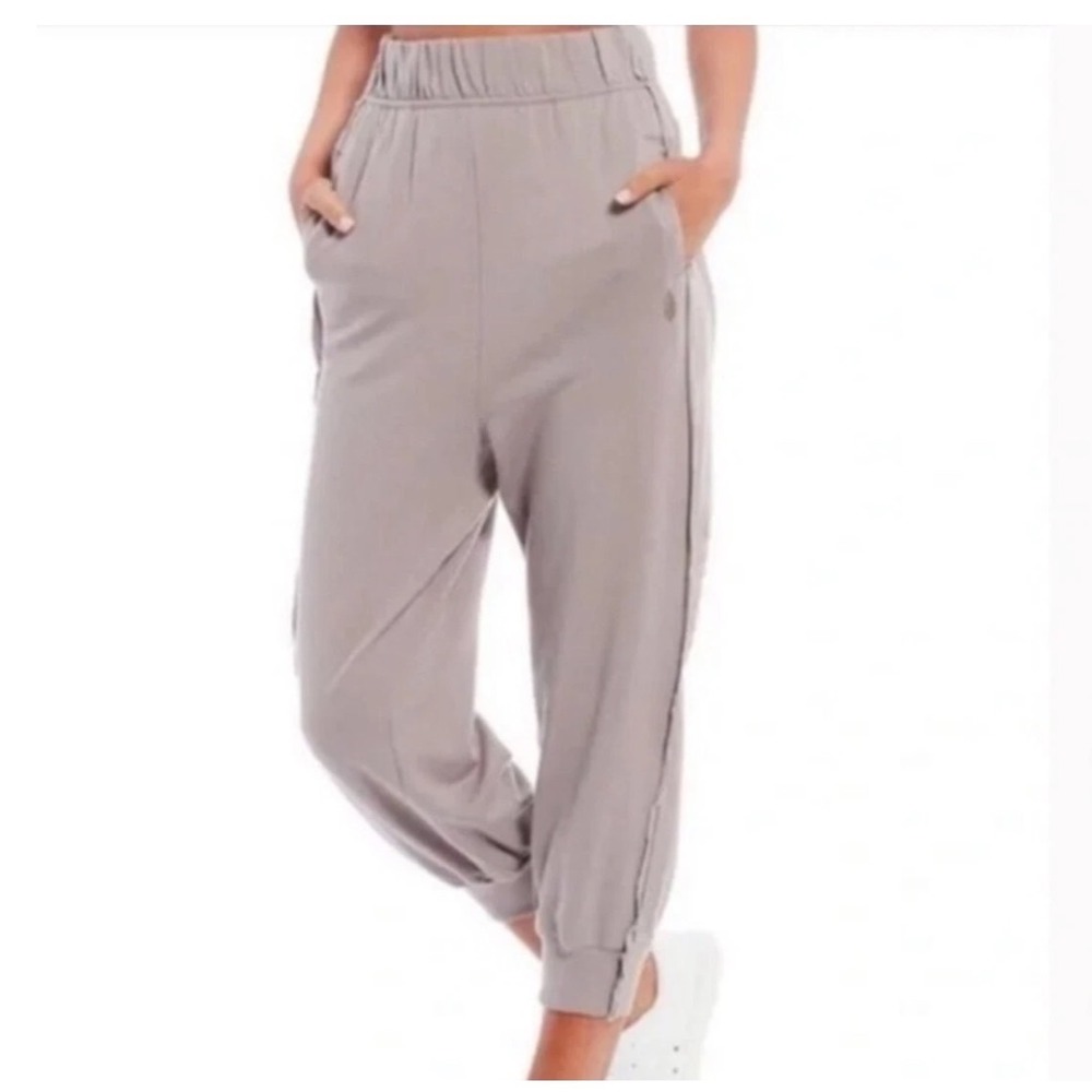 FP Movement Free People Prairieland Sweatpants Taupe Mauve Joggers XS